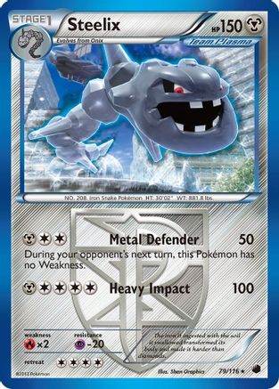 Steelix (Team Plasma) (79/116) [BW: Plasma Freeze] Pokemon Single Pokémon