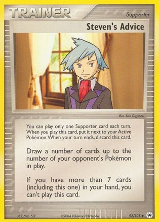 Steven's Advice (92/101) Reverse Holofoil [EX: Hidden Legends] Pokemon Single Pokémon