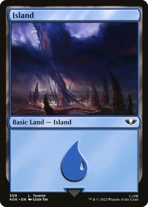 Island (40K-309) [Warhammer 40,000 Commander] MTG Single Wizards of the Coast