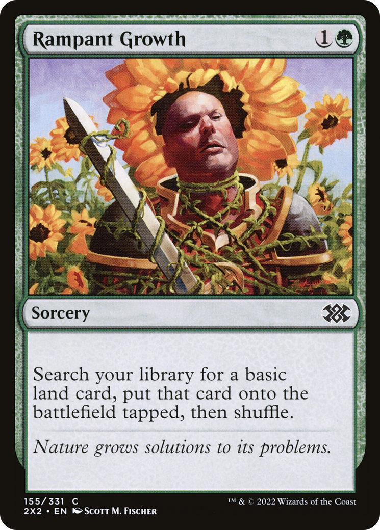 Rampant Growth (2X2-155) [Double Masters 2022] MTG Single Wizards of the Coast