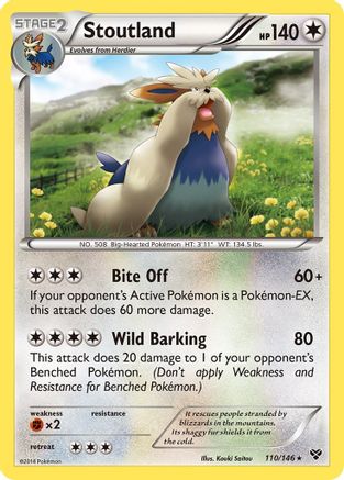 Stoutland (/146) Reverse Holofoil [XY: Base Set] Pokemon Single Pokémon