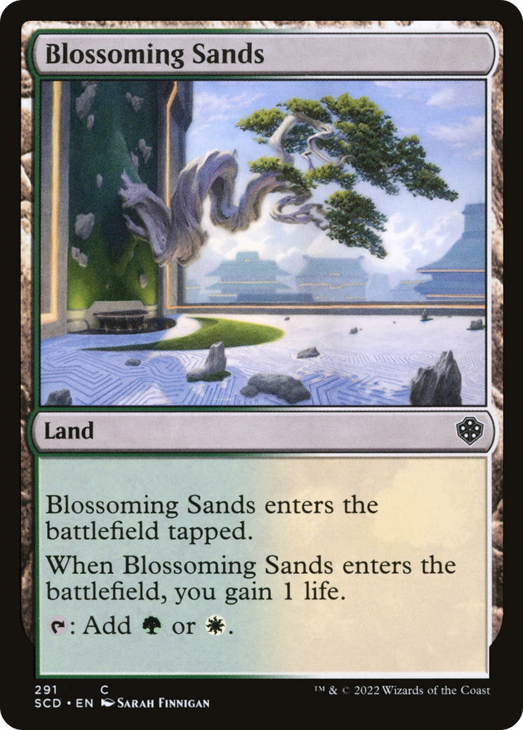 Blossoming Sands (SCD-291) [Starter Commander Decks] MTG Single Wizards of the Coast