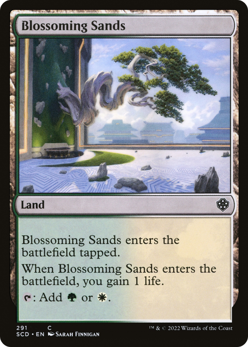 Blossoming Sands (SCD-291) [Starter Commander Decks] MTG Single Wizards of the Coast
