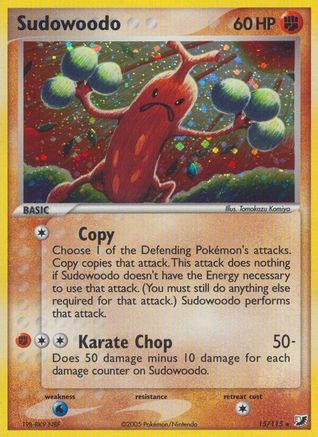 Sudowoodo (/115) Reverse Holofoil [EX: Unseen Forces] Pokemon Single Pokémon