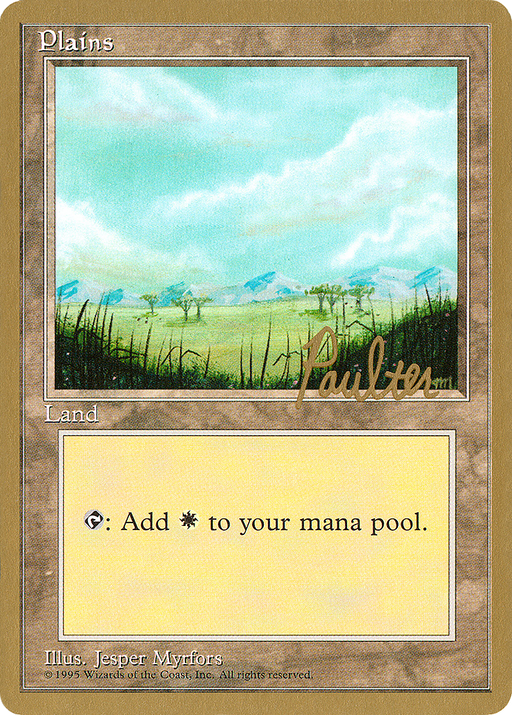 Plains (WCD-PP365) [Misc] Pro Tour Collector Set MTG Single Wizards of the Coast