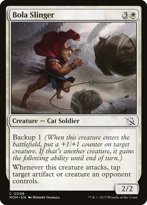 Bola Slinger (MOM-008) [March of the Machine] Foil MTG Single Wizards of the Coast