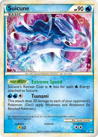 Suicune (Shiny) (/95) Holofoil [HGSS: Call of Legends] Pokemon Single Pokémon