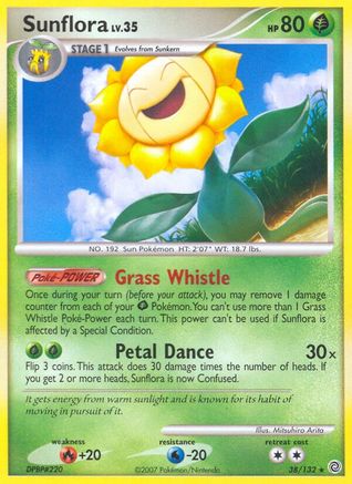 Sunflora (/132) Reverse Holofoil [DP: Secret Wonders] Pokemon Single Pokémon