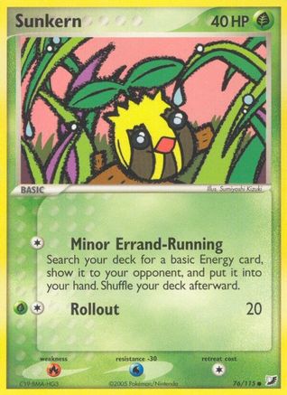 Sunkern (/115) Reverse Holofoil [EX: Unseen Forces] Pokemon Single Pokémon