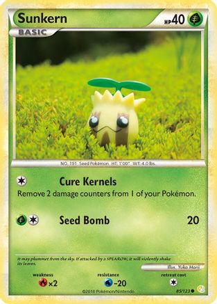 Sunkern (85/123) Reverse Holofoil [HGSS: Base Set] Pokemon Single Pokémon