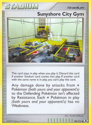 Sunyshore City Gym 94/111 [Platinum: Rising Rivals] Pokemon Single Pokémon
