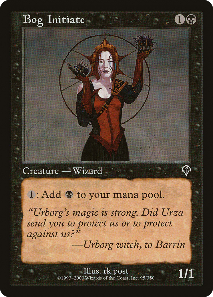 Bog Initiate (INV-095) [Invasion] Foil MTG Single Wizards of the Coast