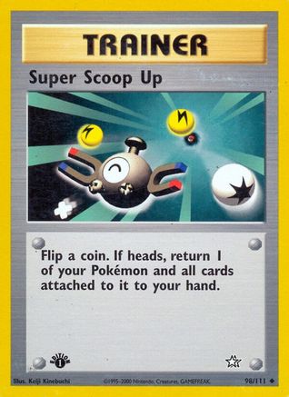 Super Scoop Up (98/111) 1st Edition [Vintage: Neo Genesis] Pokemon Single Pokémon