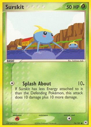 Surskit (76/101) Reverse Holofoil [EX: Hidden Legends] Pokemon Single Pokémon