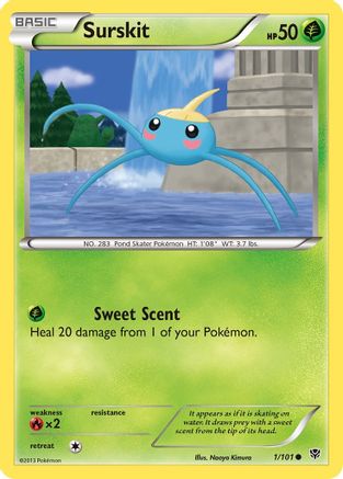 Surskit (/101) [BW: Plasma Blast] Pokemon Single Pokémon