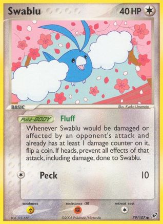 Swablu (79/107) Reverse Holofoil [EX: Deoxys] Pokemon Single Pokémon