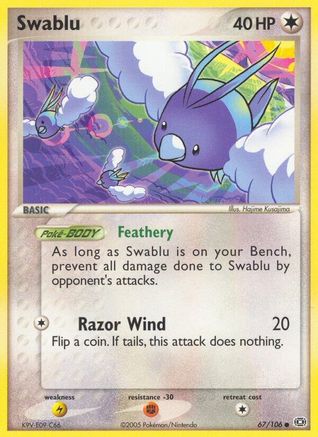 Swablu (/106) Reverse Holofoil [EX: Emerald] Pokemon Single Pokémon