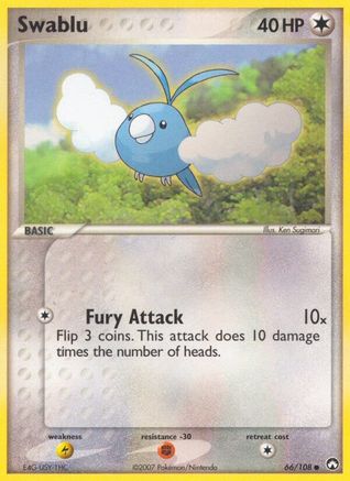 Swablu (/108) Reverse Holofoil [EX: Power Keepers] Pokemon Single Pokémon