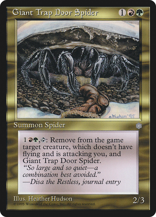 Giant Trap Door Spider (ICE-293) [Ice Age] MTG Single Wizards of the Coast