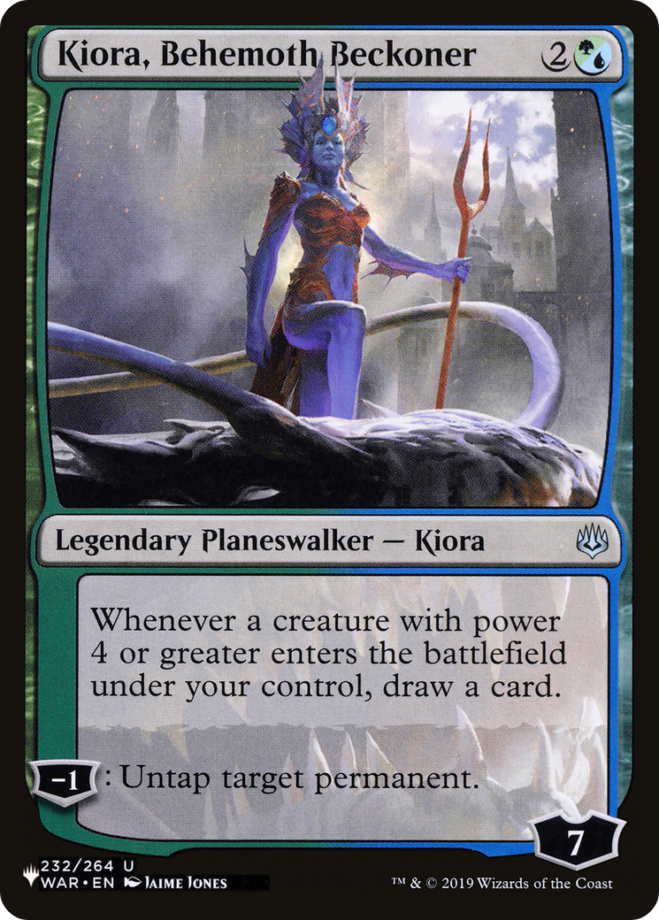 Kiora, Behemoth Beckoner (LIST-232/264) [Mystery Booster] The List MTG Single Wizards of the Coast