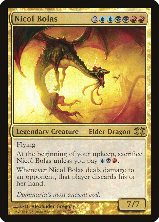 Nicol Bolas (DRB-010) [Misc] From the Vault: Dragons Foil MTG Single Wizards of the Coast