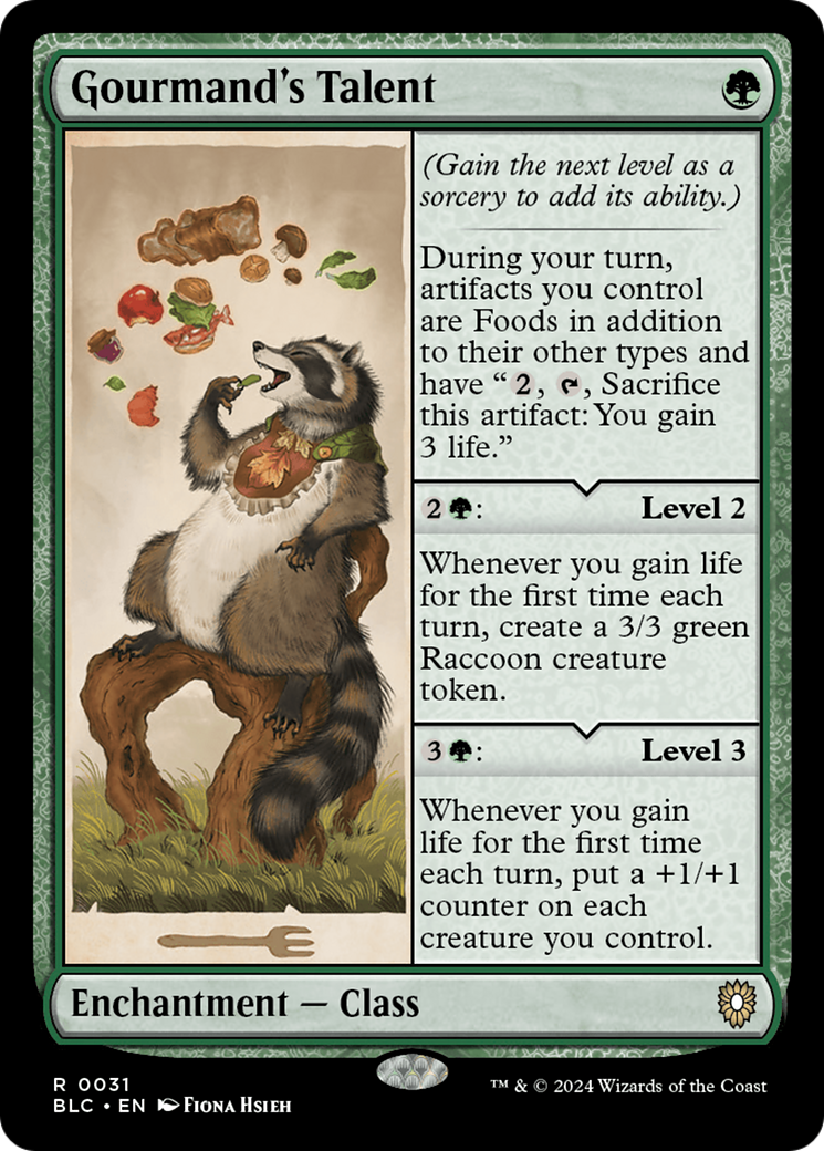 Gourmand's Talent (BLC-031) [Bloomburrow Commander] MTG Single Wizards of the Coast