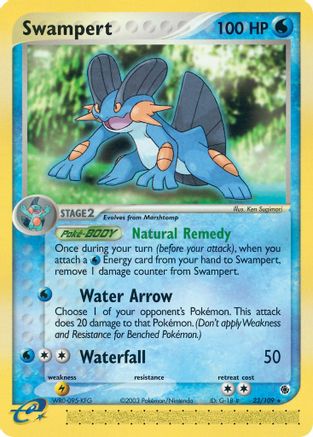Swampert - 23/109 (23/109) Reverse Holofoil [EX: Ruby & Sapphire] Pokemon Single Pokémon