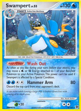 Swampert (/106) Reverse Holofoil [DP: Great Encounters] Pokemon Single Pokémon