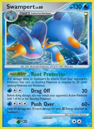 Swampert (/147) Holofoil [Platinum: Supreme Victors] Pokemon Single Pokémon