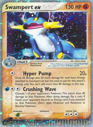 Swampert ex (/95) Holofoil [EX: Team Magma vs Team Aqua] Pokemon Single Pokémon