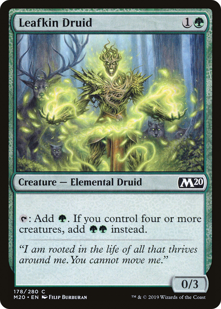 Leafkin Druid (M20-178) [Core Set 2020] MTG Single Wizards of the Coast