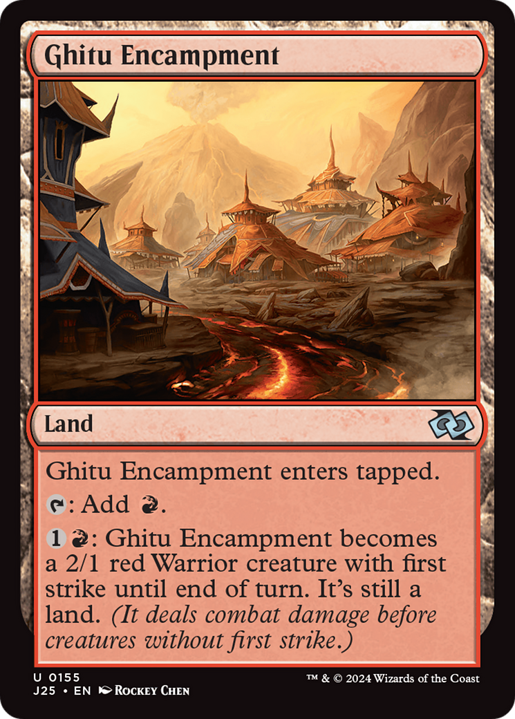 Ghitu Encampment (J25-155) [Foundations Jumpstart] MTG Single Wizards of the Coast