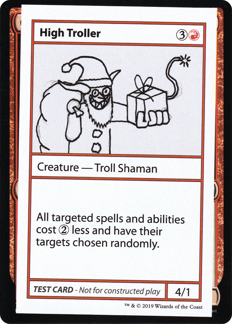 High Troller (CMB1-054) [Mystery Booster] Playtest Cards 2021 MTG Single Wizards of the Coast