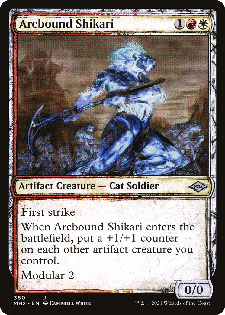 Arcbound Shikari (MH2-360) [Modern Horizons 2] (Showcase) Foil MTG Single Wizards of the Coast