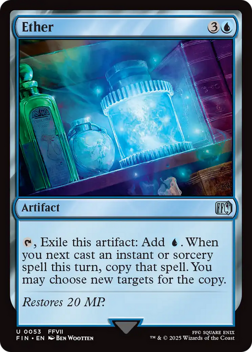Ether (FIN-053) [FINAL FANTASY] Foil MTG Single Wizards of the Coast