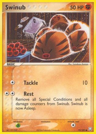 Swinub (79/109) Reverse Holofoil [EX: Team Rocket Returns] Pokemon Single Pokémon