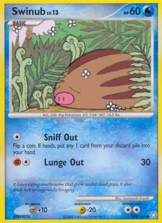 Swinub (/146) Reverse Holofoil [DP: Legends Awakened] Pokemon Single Pokémon