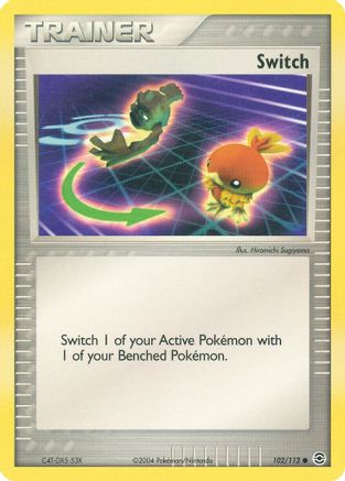 Switch (102/112) Reverse Holofoil [EX: FireRed & LeafGreen] Pokemon Single Pokémon