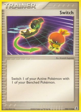 Switch (102/113) Reverse Holofoil [EX: Delta Species] Pokemon Single Pokémon