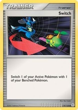 Switch (119/130) Reverse Holofoil [DP: Base Set] Pokemon Single Pokémon