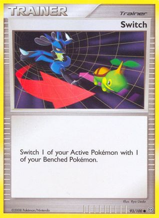 Switch (93/100) Reverse Holofoil [DP: Stormfront] Pokemon Single Pokémon