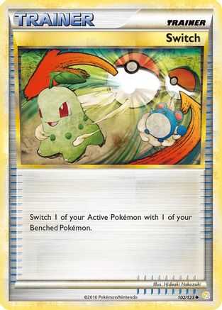 Switch (102/123) Reverse Holofoil [HGSS: Base Set] Pokemon Single Pokémon