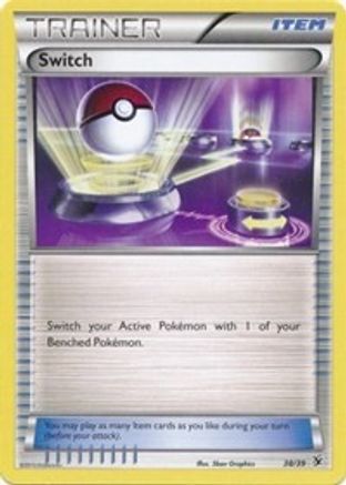 Switch 38/39 [XY: Kalos Starter Set] Pokemon Single Pokémon