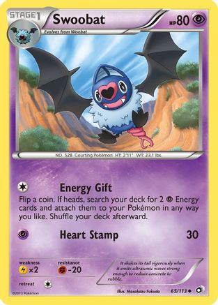 Swoobat (/113) [BW: Legendary Treasures] Pokemon Single Pokémon