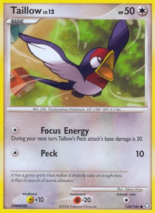 Taillow (/146) Reverse Holofoil [DP: Legends Awakened] Pokemon Single Pokémon