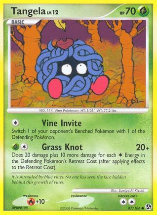 Tangela (87/106) - [DP: Great Encounters] Pokemon Single Pokémon