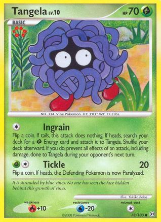 Tangela (/100) Reverse Holofoil [DP: Stormfront] Pokemon Single Pokémon