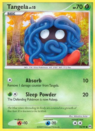 Tangela (76/99) Reverse Holofoil [Platinum: Arceus] Pokemon Single Pokémon