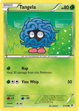 Tangela (/149) Reverse Holofoil [BW: Boundaries Crossed] Pokemon Single Pokémon