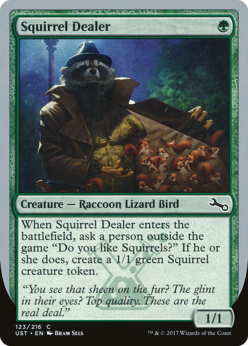Squirrel Dealer (UST-123) [Unstable] MTG Single Wizards of the Coast